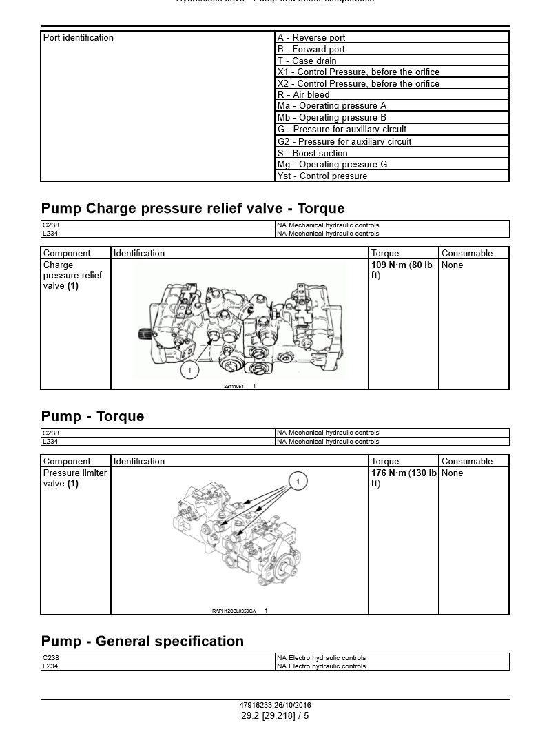 Manual de Servicios Minicargador New Holland L234 Tier 4B (final) 200 Series Skid Steer Loader, C238 Tier 4B (final) 200 Series