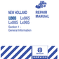 Manual de Servicios Minicargador New Hoolland L865, LX865, LX885, LX985