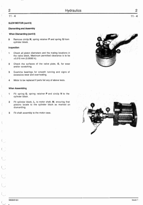 Manual de Servicios Miniexcavadora JCB 801