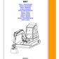 Manual de Servicios Miniexcavadora JCB 8061