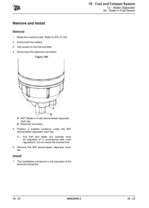 Manual de Servicios Motor Eléctrico JCB T4F 3.0 4 Cilindros