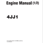 Manual de Servicios Motor Isuzu 4JJ1 Relacionado con Productos Hitachi