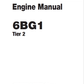 Manual de Servicios Motor Isuzu 6BG1 Relaciónado con Productos Hitachi