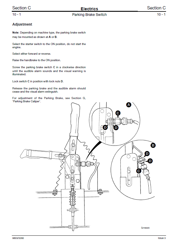 Manual de Servicios Retroexcavadora JCB 3CX, 4CX