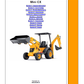 Manual de Servicios Retroexcavadora JCB Mini CX