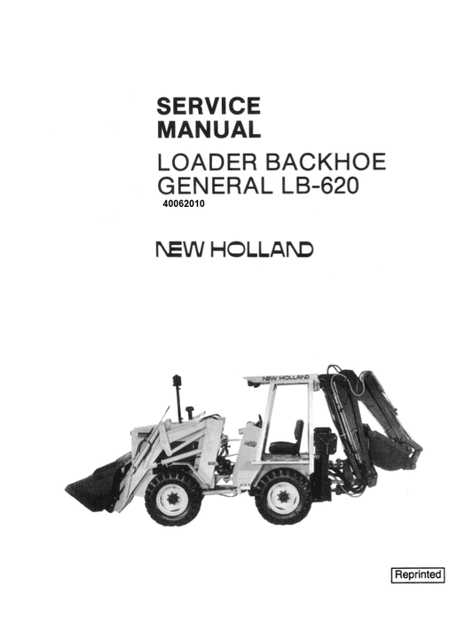 Manual de Servicios Retroexcavadora New Holland LB-620