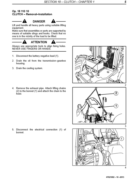 Manual de Servicios Tractor New Holland TD4020F, TD4030F, TD4040F