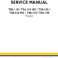 Manual de Servicios Tractor New Holland TS6.110, TS6.110 HC, TS6.120, TS6.120 HC, TS6.125, TS6.140