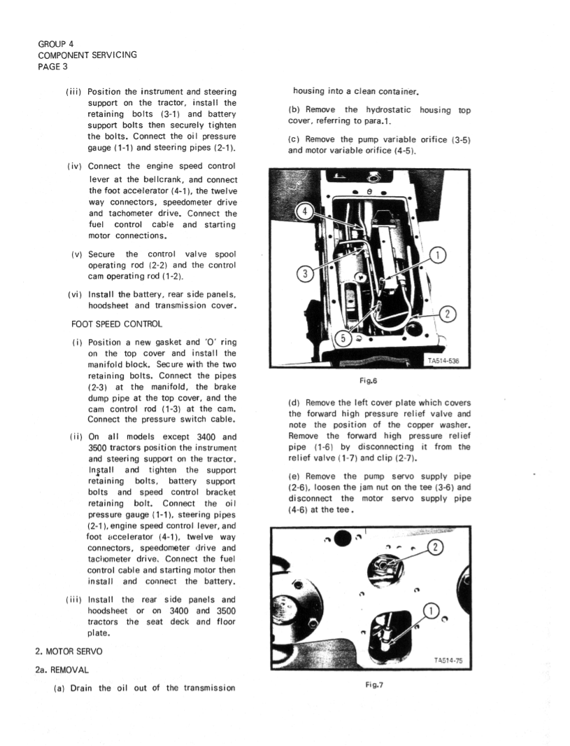 Manual de Servicios Transmisión Hidrostatica Case SM 43