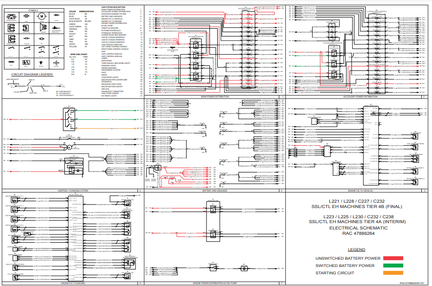 Manual de Sistema Eléctrico Minicargador New Holland L221 , L228 , C227 , C232 ( SSL, CTL , EH ) TIER 4B