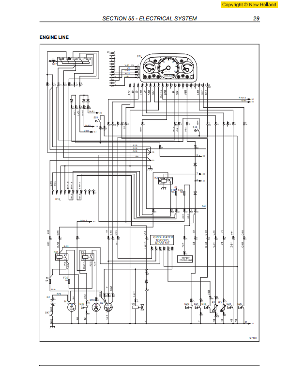 Manual de Sistema Eléctrico Retrocargador New Holland LB110B
