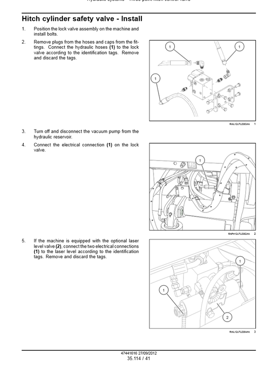 Manual de Sistema Hidraulico New Holland 35