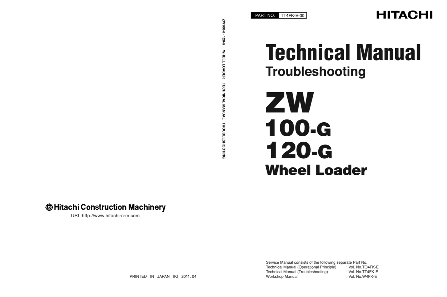 Manual de Solución de Problemas Cargador Hitachi ZW 100G -120G