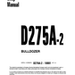 Manual de Taller Bulldozer Japones Komatsu D275A-2  S.N 10001-UP