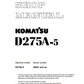 Manual de Taller Bulldozer Japones Komatsu D275A-5