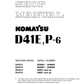 Manual de Taller Bulldozer Komatsu D41E-6 , D41P-6