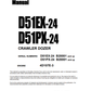 Manual de Taller Bulldozer Komatsu D51EX-24 , D51PX-24 Bulldozer S.N B20001-y arriba