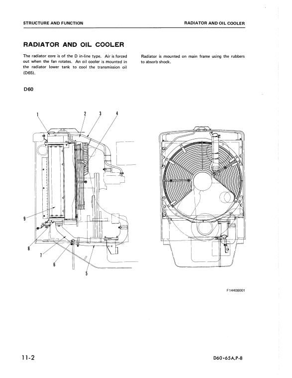 Manual de Taller Topadora Komatsu D60-6, D60P-6, D60PL-6, D65A-6, D65P-6