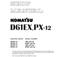Manual de Taller Bulldozer Komatsu D61EX-12, D61PX-12