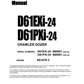 Manual de Taller Bulldozer Komatsu D61EXi-24, D61PXi-24  S.N B60001 y arriba