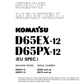 Manual de Taller Bulldozer Komatsu D65EX-12, D65PX-12 SN 65209-UP