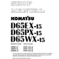 Manual de Taller Bulldozer Komatsu D65EX-15, D65PX-15, D65WX-15  S.N 67001