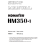 Manual de Taller Camión Japones Komatsu HM350-1  S.N 1001-UP