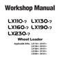 Manual de Taller Cargador Hitachi LX110-7, LX130-7, LX160-7, LX190-7, LX230-7