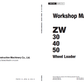 Manual de Taller Cargador Hitachi ZW 30-40-50