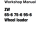Manual de Taller Cargador Hitachi ZW65-6, ZW75-6, ZW95-6
