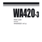 Manual de Taller Cargador Komatsu WA420-3 - WA420H20051