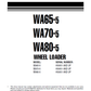 Manual de Taller Cargador Komatsu WA65-5 - H50051, WA70-5 - H50051, WA80-5 - H50051