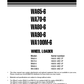 Manual de Taller Cargador Komatsu WA65-6 to WA100-6