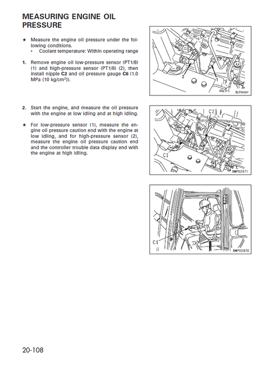 Manual de Taller Excavadora Hidraúlica Komatsu PC340-6K, PA340LC-6K, PC340NLC-6K- K32001, K34001
