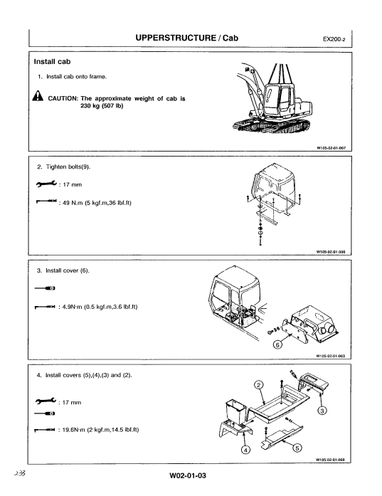 Manual de Taller Excavadora Hitachi EX200-2