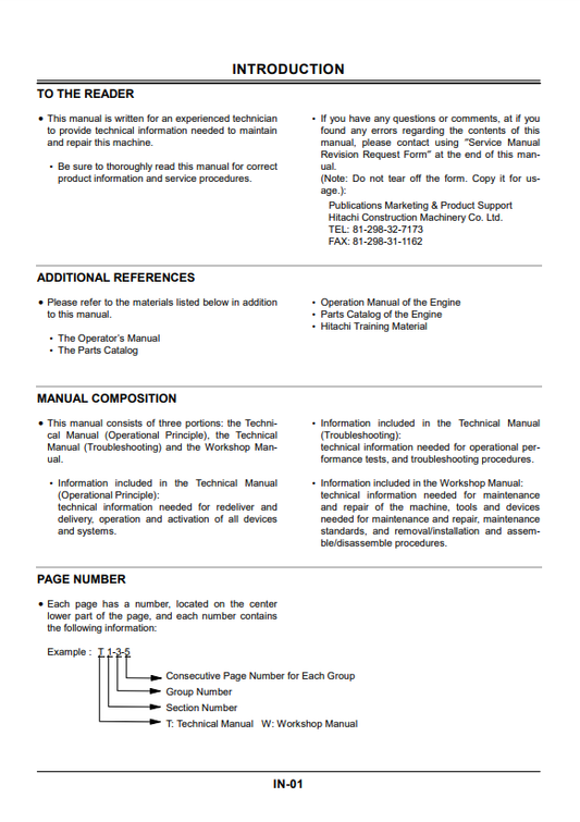 Manual de Taller Excavadora Hitachi EX200-5
