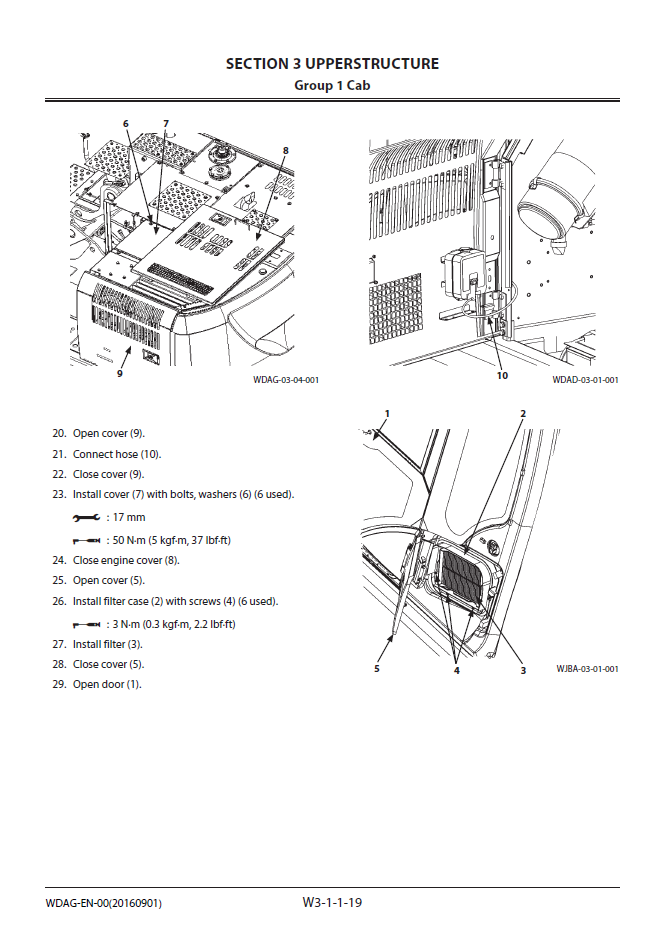 Manual de Taller Excavadora Hitachi ZX130-5G, ZX130K-5G