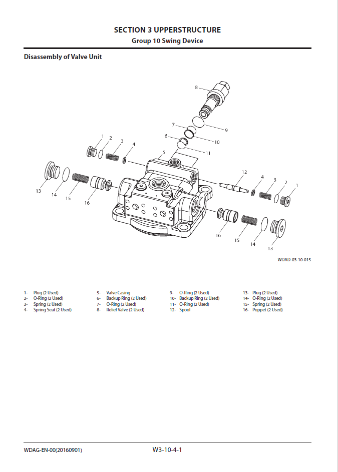 Manual de Taller Excavadora Hitachi ZX130-5G, ZX130K-5G