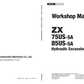 Manual de Taller Excavadoras Hitachi ZX75US-5A, ZX85US-5A