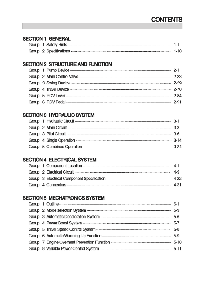 Manual de Taller Excavadora Hyundai HX225SL
