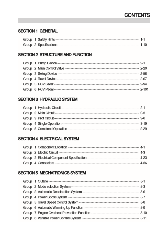 Manual de Taller Excavadora Hyundai HX300AL