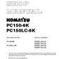 Manual de Taller Excavadora Komatsu PC150-6K, PC150LC-6K - K32001, K34001