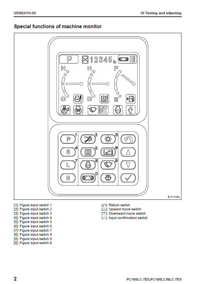 Manual de Taller Excavadora Komatsu PC160LC-7E0, PC180LC-7E0, PC180NLC-7E0 - K45001