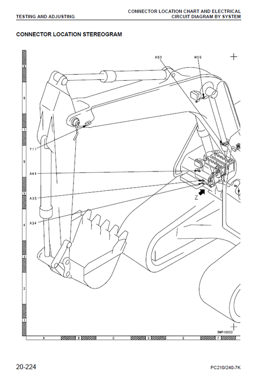 Manual de Taller Excavadora Komatsu PC210, 210LC, 210NLC, PC240LC, 240NLC-7K - K40001