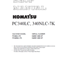 Manual de Taller Excavadora Komatsu PC340LC, 340NLC-7K - K40001