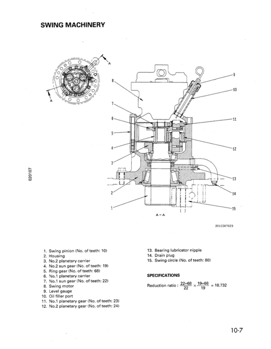 Manual de Taller Excavadora Komatsu PC60-7