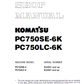 Manual de Taller Excavadora Komatsu PC750SE-6K, PC750LC-6K - K32001