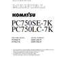 Manual de Taller Excavadora Komatsu PC750SE-7K, PC750LC-7K - K40001