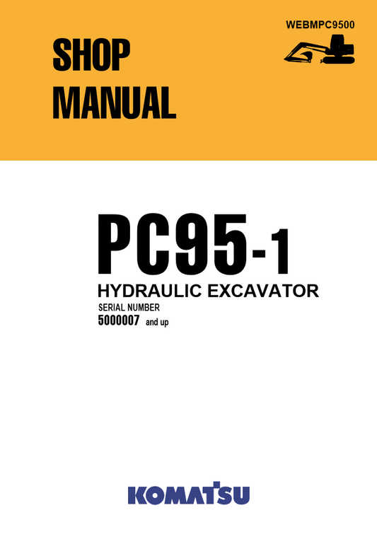 Manual de Taller Excavadora Komatsu PC95-1
