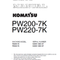 Manual de Taller Excavadora Komatsu PW200-7K, PW220-7K - K40001